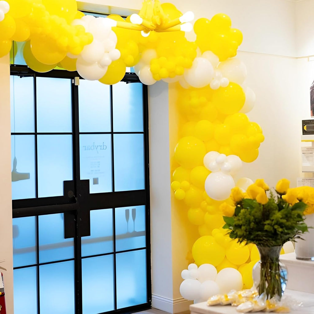 Voircoloria Yellow Balloons - 12-Inch Latex Balloons, 66-Pack for Graduation, Weddings & Parties