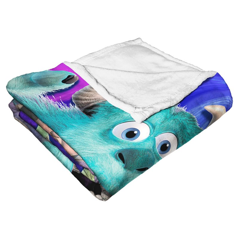 Northwest Monsters Inc Silk Touch Throw Blanket, 50" x 60", Monster Run