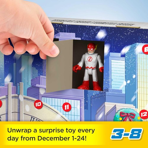 Fisher-Price Imaginext DC Super Friends Advent Calendar - 24 Figures & Accessories for Kids Ages 3+