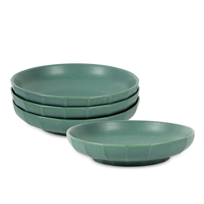 Stone Lain Rio 4-Piece Dinner Plate Set Stoneware, Green