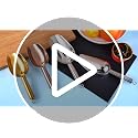 Gold Stainless Steel Ice Scoops Set of 2 - 7.1 Inch Kitchen & Bar Ice Picks