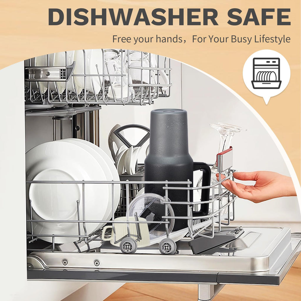 BENZZO Tumbler with Lid and Straw 40oz Stainless Steel Tumblers with Protective Boot & Double Threaded Cap, Thermal Travel Coffee Mug Flask Keeps Cold-34 Hrs for Gym Office, Car Cupholder Friendly