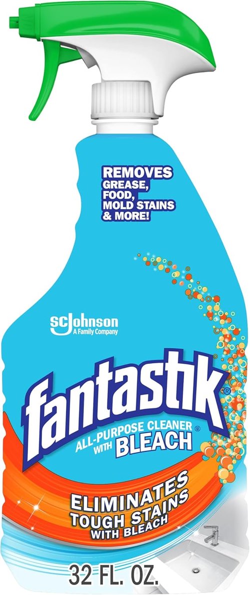Fantastik All-Purpose Cleaner - Powerful Bleach Formula | 32 Fl Oz for Deep Cleaning
