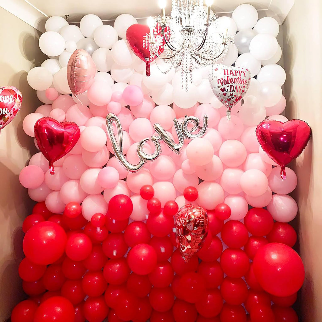 PartyWoo Red Latex Balloons - 50pcs 12 Inch Helium Balloons for Graduation, Weddings & Birthdays