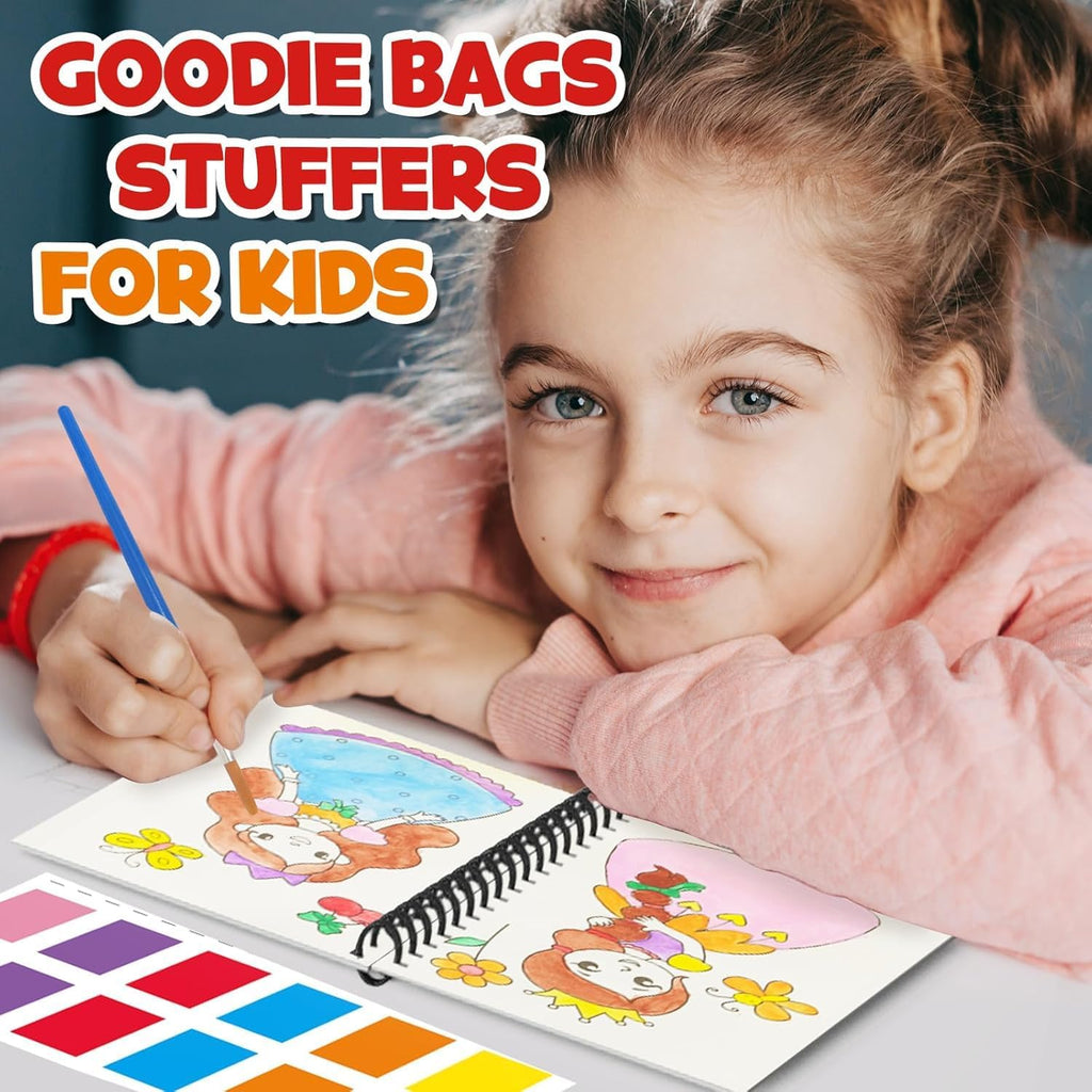 ZMLM 24 Mini Water Coloring Books - Perfect Easter Basket Stuffers for Kids Ages 4-8 | Fun Party Favors
