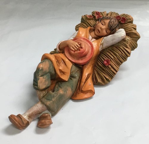 Fontanini by Roman Inc. Nativity Figure - Ephraim The Shepherd, 5" Hand Sculpted & Painted