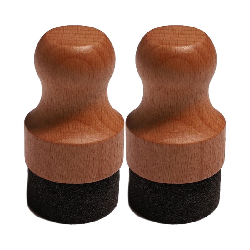 2 Pcs Cutting Board Oil Wax Applicator Set for Cutting Board,Spoons, Wooden Butcher Blocks, Wooden Worktops and Other Utensils, 5 x 5 x 9.5cm