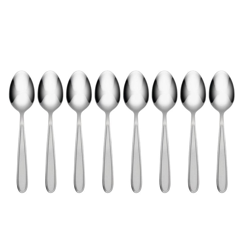 Oneida Teaspoon Set (8pc) Jordan Pattern, Stainless Steel