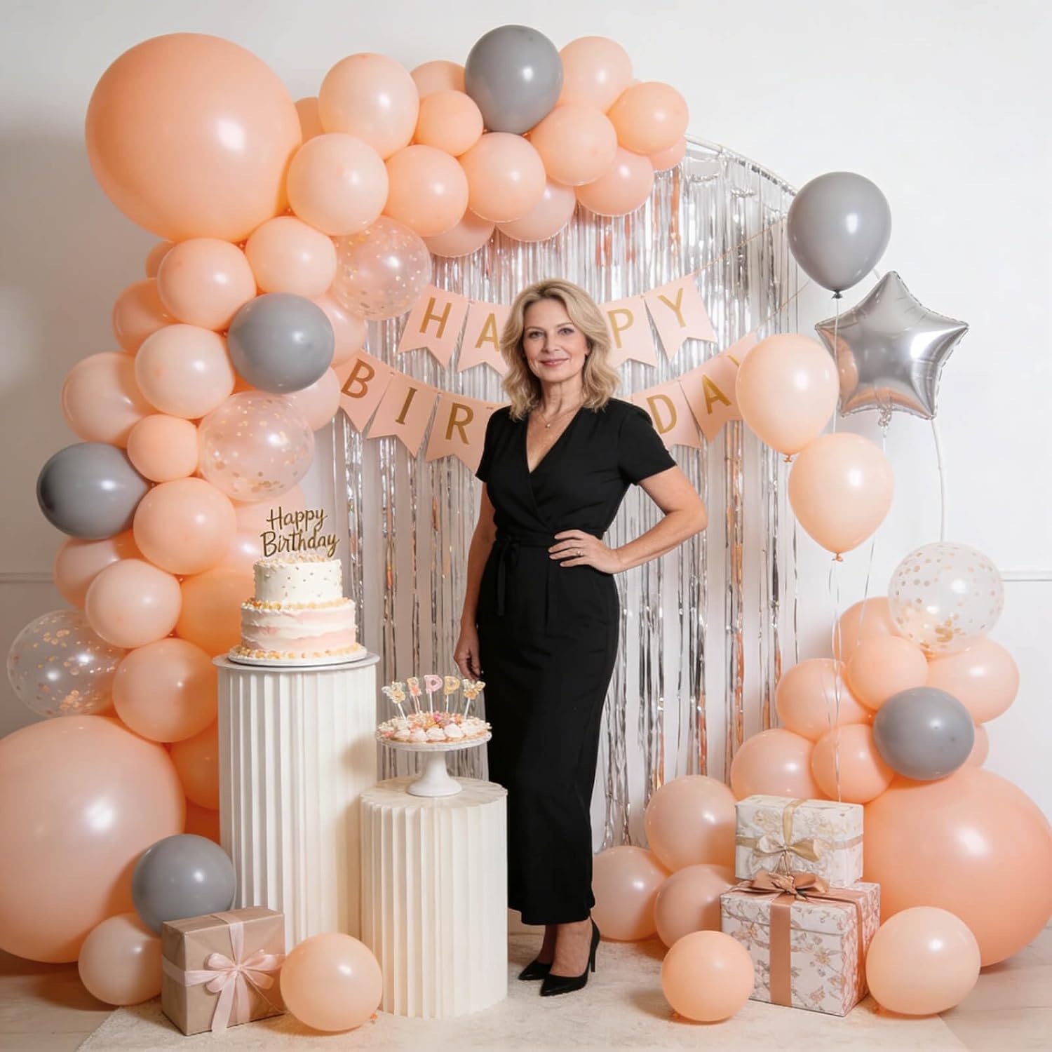 Pastel Orange Balloons by 110pcs - 12 Inch Latex Balloons for Birthday Parties & Baby Showers