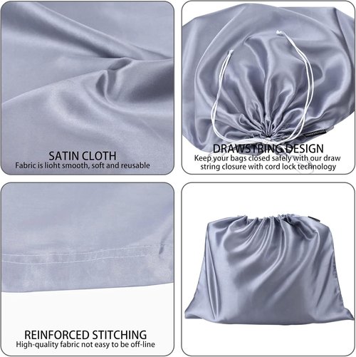 GONGKANGYUAN 30 Pack Handbag Dust Bags - Silk Storage Pouches for Purses, Shoes & Boots