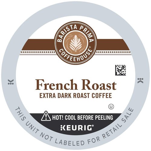 Barista Prima Coffeehouse Coffee, Keurig K-Cups, French Roast, 96 Count (Packaging May Vary)