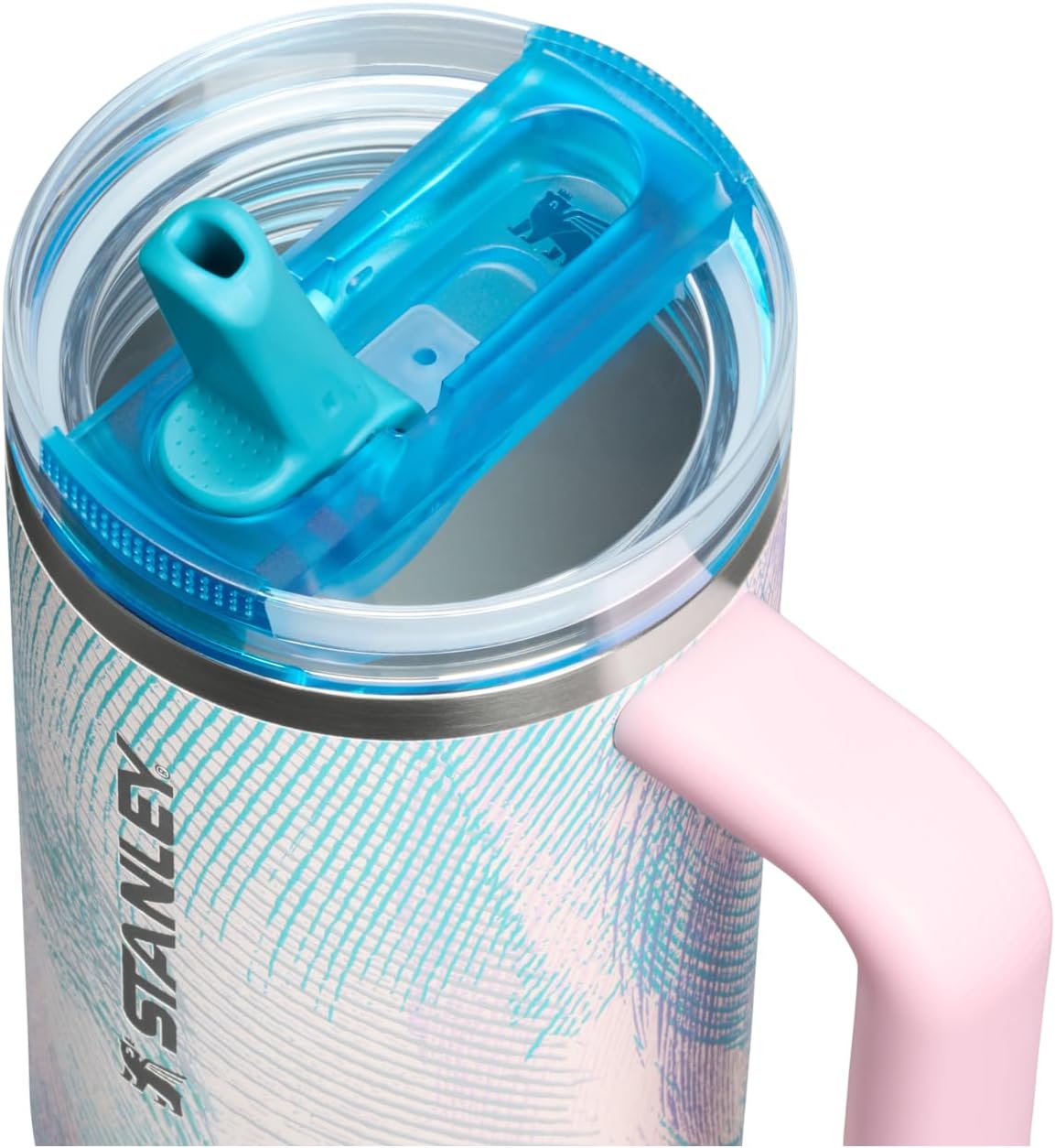 STANLEY Quencher ProTour 30 oz Tumbler - Leakproof Lid, Built-In Straw & Handle | Insulated, BPA-Free | Sea Glass Plume