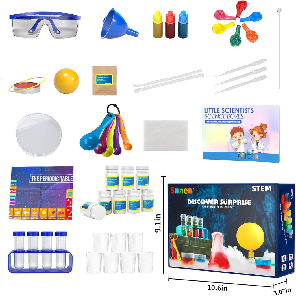 SNAEN 220+ Lab Experiments Science Kit - STEM Educational Tools for Kids Ages 3-12 | Perfect Birthday Gift