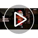 7FT Black Santa Inflatable Yard Decor with LED Lights for Christmas Outdoor Indoor