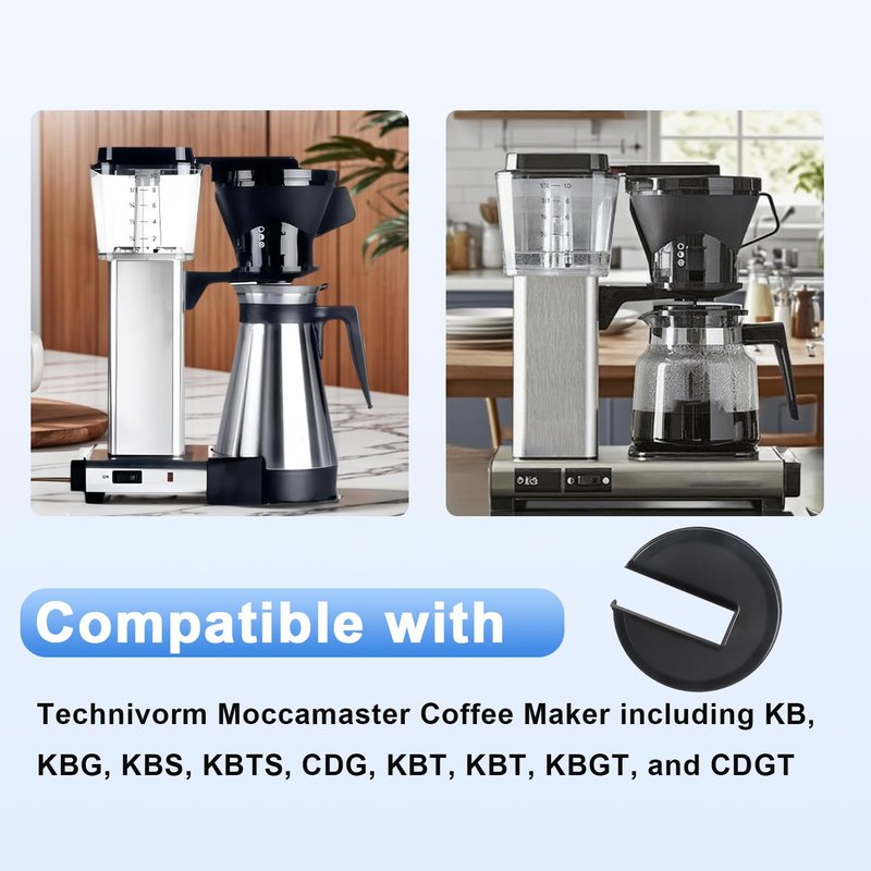 SDRZJX Coffee Brew Basket Lid Cover Compatible with Technivorm Moccamaster Coffee Makers- K KB KBG KBS KBT KBTS KBGT CDG CDT CDGT 1.0L and 1.25L Replace#: 13114