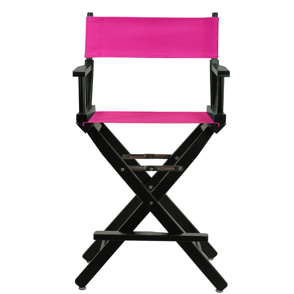 Casual Home 220-02/021-30 Director Chair 24" - Counter Height BlackFrame/Magenta Canvas