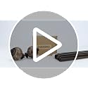 Marbled Curtain Rod Finials, 2-Pack Decorative Window Rod Ends for 1-Inch Rods