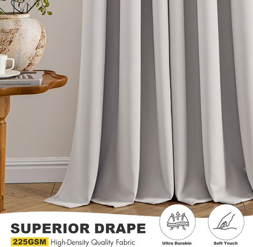 MIULEE Blackout Curtains - Thermal Insulated Room Darkening Drapes for Bedroom & Living Room | 40 x 45 Inches, 2 Panels