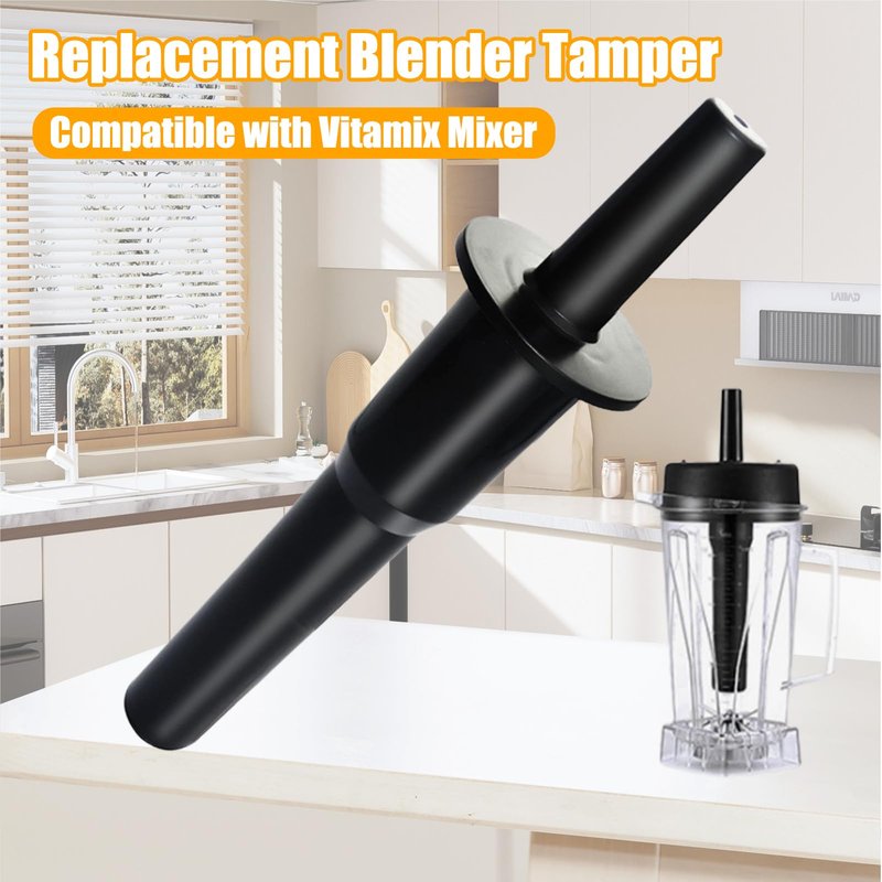 Blender Replacement Part Tamper Tool, Plastic Blender Replacement Parts Blender Tamper Replacement Stick Blender Tamper Tool Compatible with Mixer, Blender