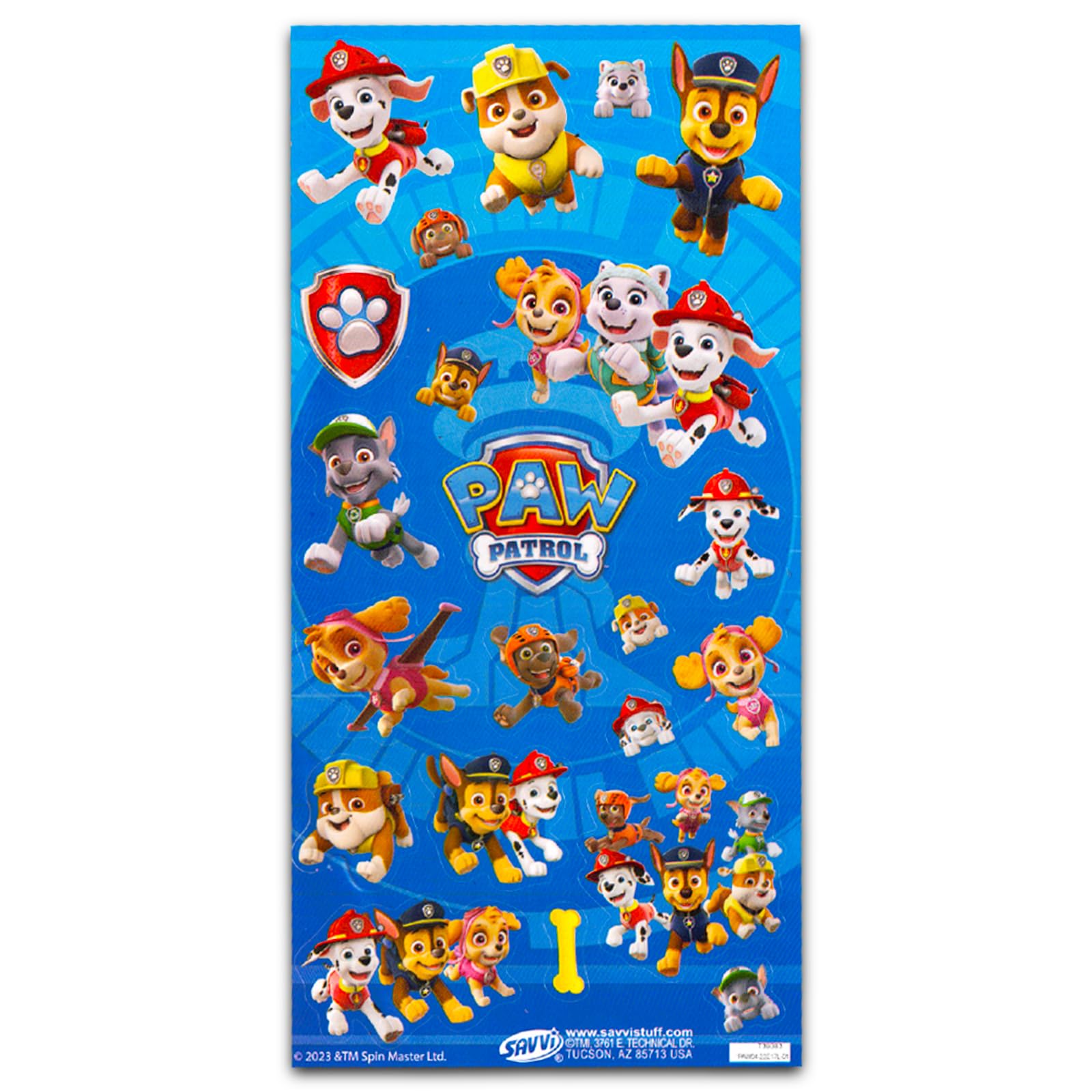 Paw Patrol Mini Backpack for Boys - Bundle with 12" Small Backpack Featuring Chase, Marshall, Rubble Plus Water Bottle, Stickers and More | Paw Patrol Mini School Bag Set for Kids