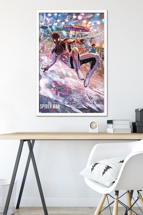 Trends International Unicorn Meadow Wall Poster, 22.375" x 34", White Framed Version