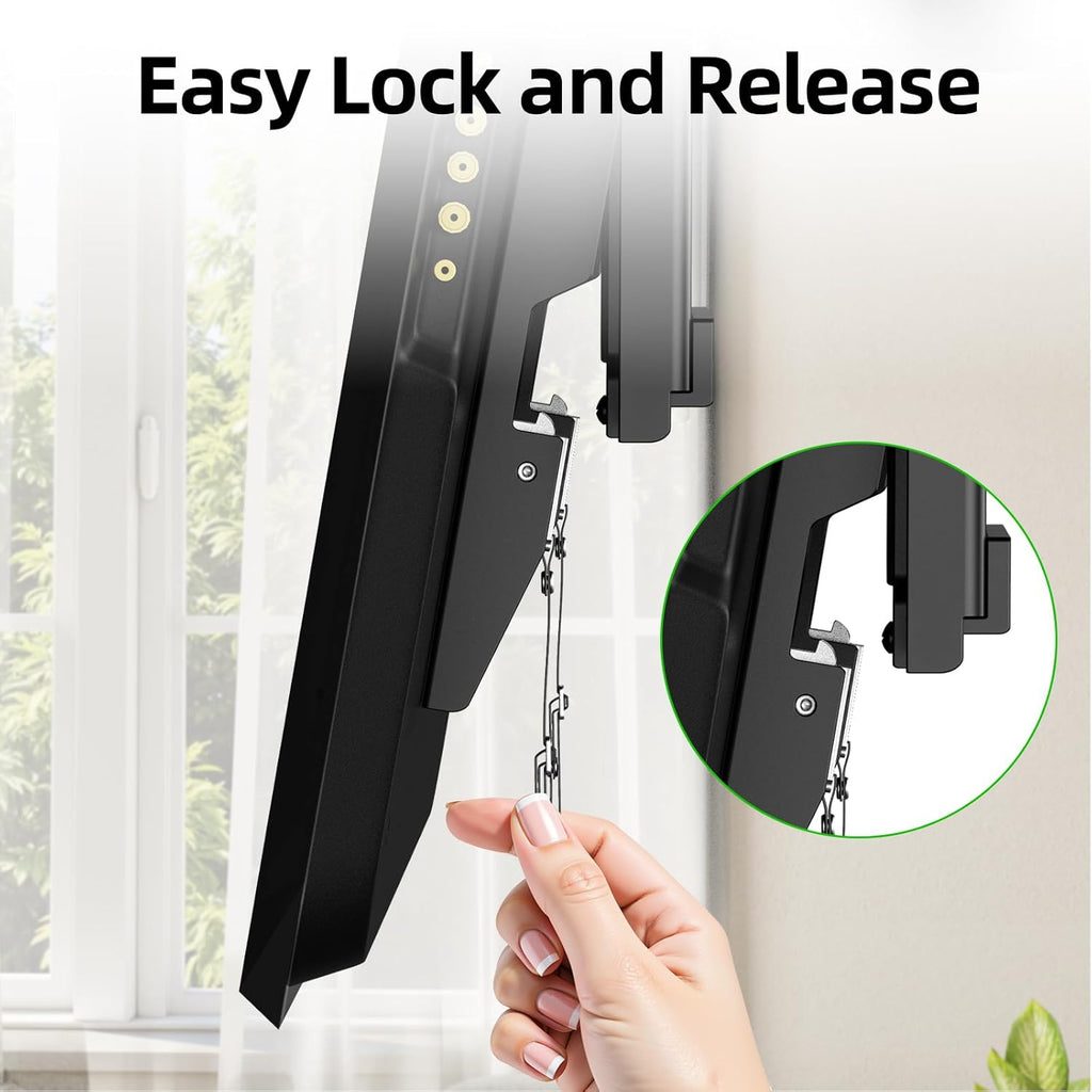 USX MOUNT TV Wall Mount - Low Profile Fixed Bracket for 42-95 Inch TVs | Supports Up to 132 lbs