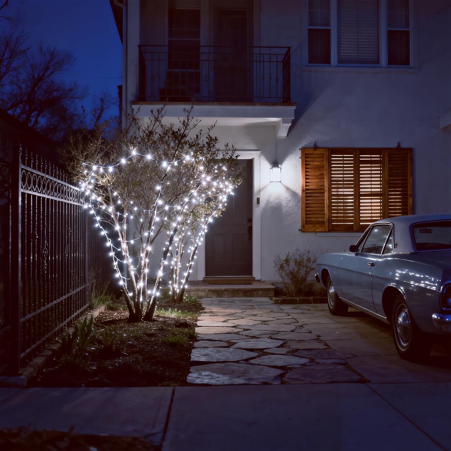 Skiennix 100 LED White Christmas Lights - UL Certified Commercial Grade String Lights | 35 FT for Indoor/Outdoor Use