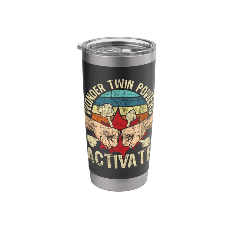 Wonder Twin Powers Activate - Twins Brother Sister Sibling Stainless Steel Insulated Tumbler