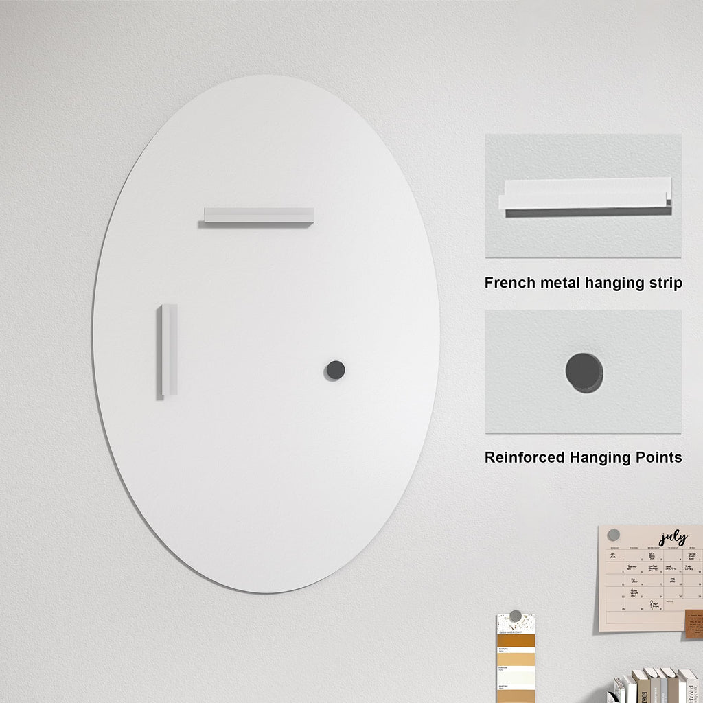 Oval Bathroom Mirror,16X24 inch Oval Frameless Mirror, Frameless Mirrors for Bathroom,Beveled Bathroom Mirror.