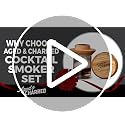 Aged & Charred Whiskey Smoker Kit with Torch & Old Fashioned Syrup - Premium Version