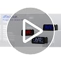 Digital Projection Alarm Clock with Ceiling Projector and Temperature Display