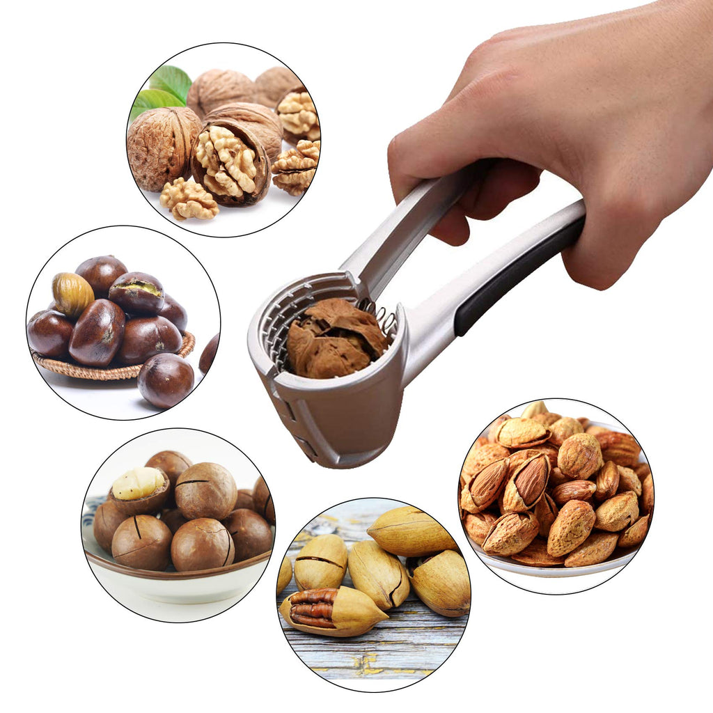 Nut Crackers for All Nuts Walnut Cracker for Pecans Hazelnut Walnuts Plier Opener Kitchen Tool Heavy Duty Non-slip Handle
