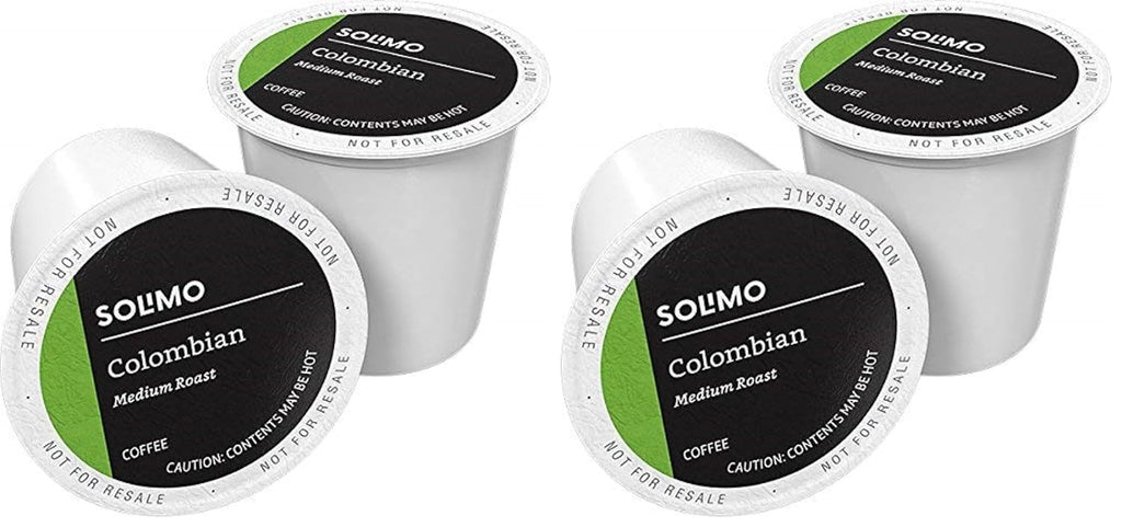 Solimo Medium Roast Colombian Coffee Pods - Compatible with Keurig 2.0 | 200 Count Pack