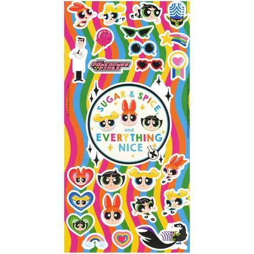 Powerpuff Girls Mini School Backpack ~ 3 Pc Bundle with 11" Bag for Toddlers, Kids with Stickers and More | Powerpuff Girls School Supplies