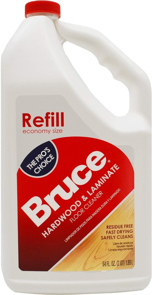 Bruce Hardwood & Laminate Floor Cleaner - No-Wax Urethane Finish | 64oz Refill - Pack of 3