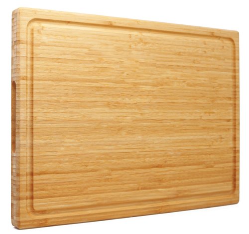 Utoplike Extra Large XXXL Bamboo Cutting Board 24 x16 Inch, Largest Wooden Butcher Block for Turkey, Meat, Vegetables, BBQ, Over the Sink Chopping Board with Handle and Juice Groove, Thickness 1.25"