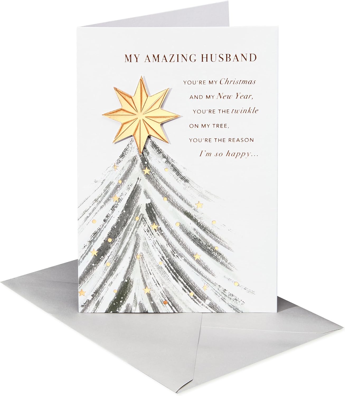 American Greetings Christmas Card - Heartfelt Message for Husband | Perfect Holiday Greeting