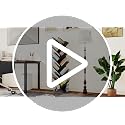 10-Tier Tree Bookshelf, Narrow Tall Wood Bookcase for Small Spaces