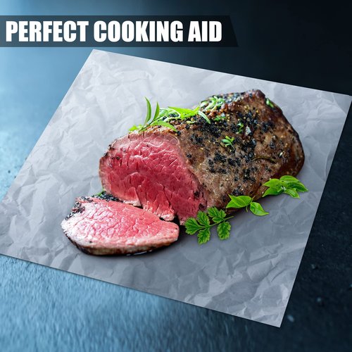 Sublimation White Butcher Paper Disposable Butcher Paper Sheets Square Meat Sheet Precut No Wax for Heat Press, Wrapping Meat, Art Project(100 Pieces,17 x 17 Inches)