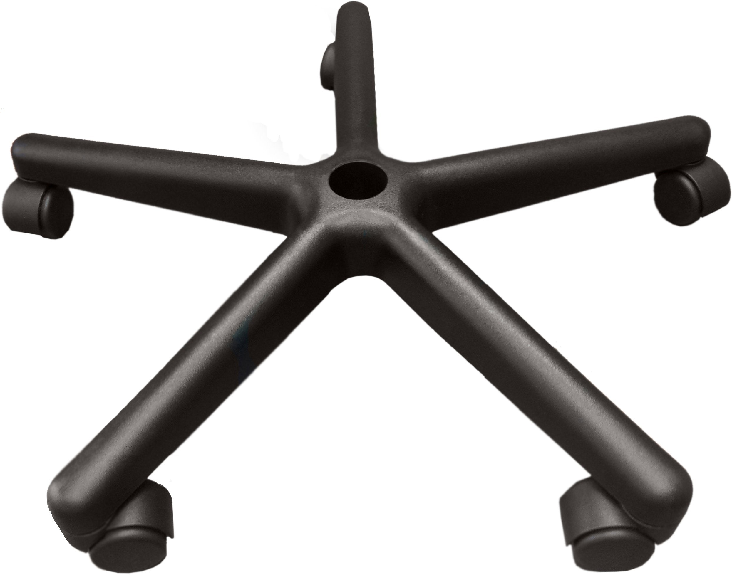 28" Replacement Plastic Office Chair or Stool Base w/Casters - Made in USA