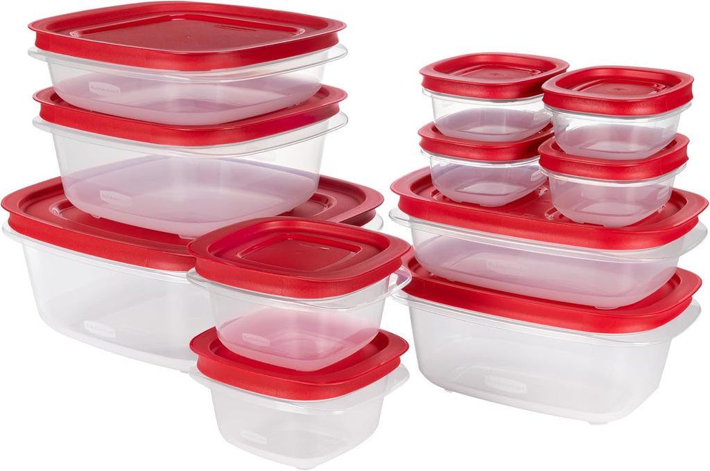 Rubbermaid EasyStore Food Storage Containers - 22-Piece Set with Lids for Organized Kitchen