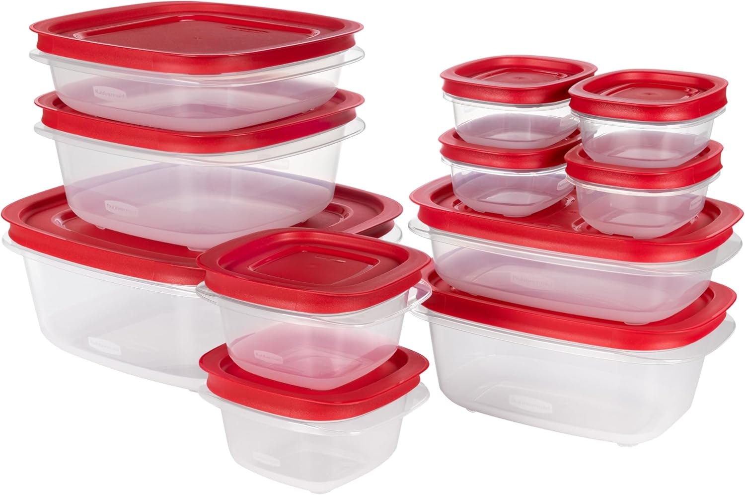 Rubbermaid EasyStore Food Storage Containers - 22-Piece Set with Lids for Organized Kitchen