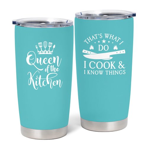 Louasedh Cooking Gifts for Women, Gifts for People Who Like to Cook, Chefs Christmas Gift for Women Cooking Lovers, Cooking Gift for Mom, Funny Chef 20 Oz Tumbler Woman