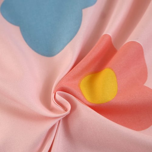 SDY 4PCS Rainbow Bedding Sheet Set,Twin Size Cute Pink Unicorn Sheets Set Included 1 Deep Pocket Fitted Sheet+1 Top Flat Sheet+2 Pillowcases for Kids Girls Toddler…