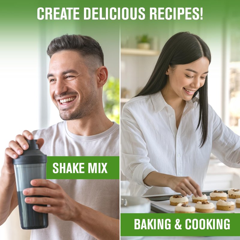 NaturalSlim Prebiotic Resistant Starch Supplement with Green Banana Flour Organic & Pea Starch Blend Glucotein Powder - Non-GMO & Gluten Free - 16 Servings