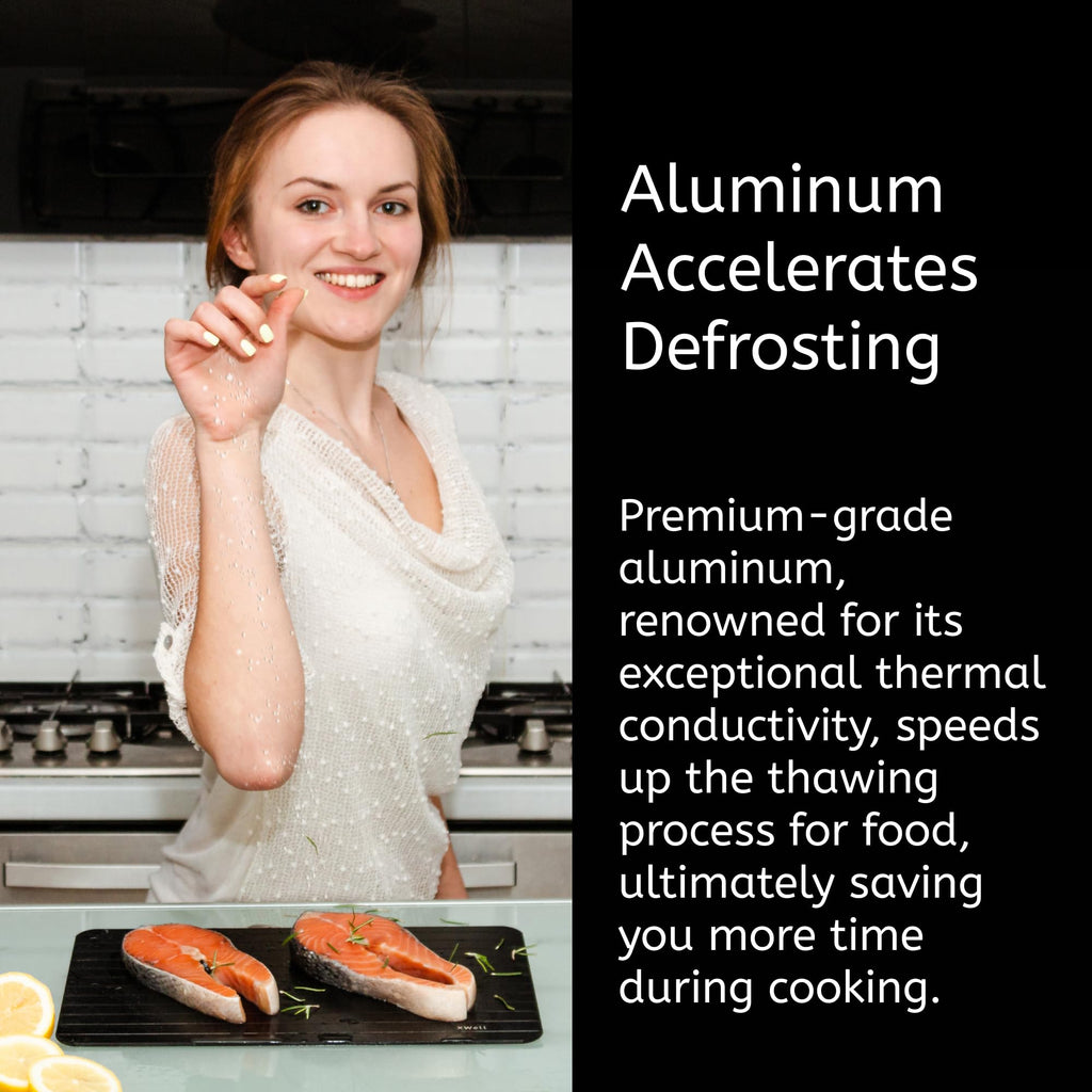 XWell Defrosting/Thawing Tray for Frozen Meat Eco Friendly Thawing Board, Meat Defroster Tray, Defrosting Thaw Plate/Board, Defrost Plate/Mat