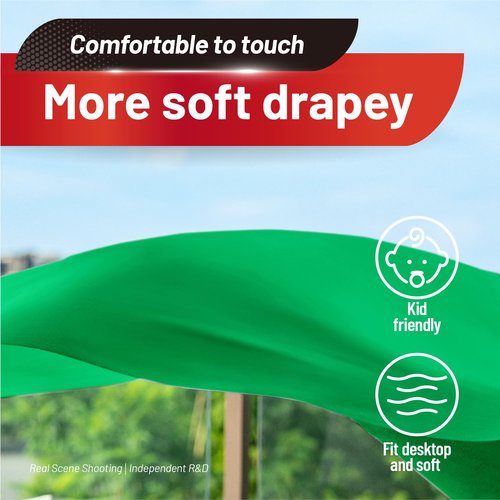 Airbin Plastic Table Cloth, 310 Ft X 54 in Plastic Table Cloth Disposable Green Tablecloth Premium PEVA with Any Cut Sliding Cutters Disposable Tablecloth for Picnics, Parties, Birthdays, Festivals