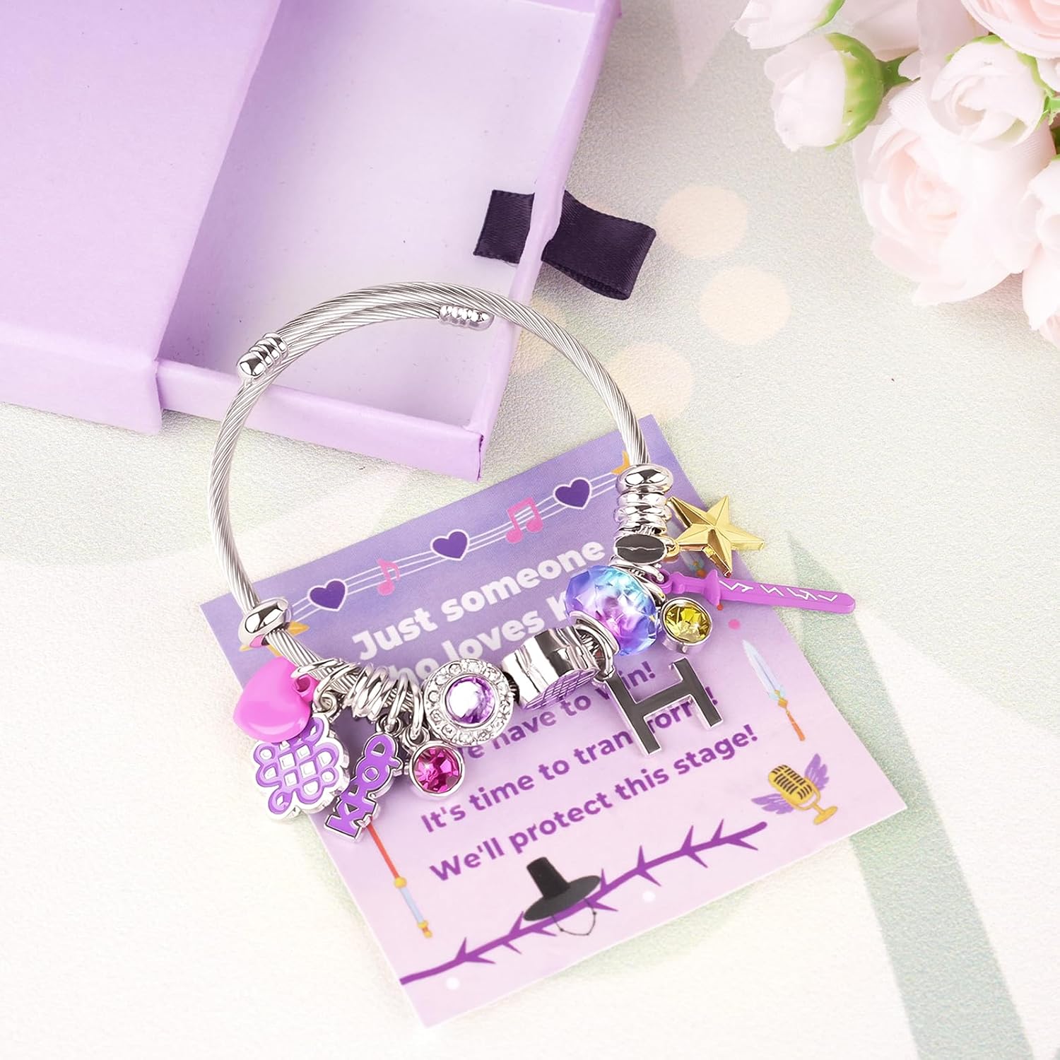 Skiennix KPop Bracelet - Stylish KPop Jewelry Gift for Women | Perfect Christmas Accessory