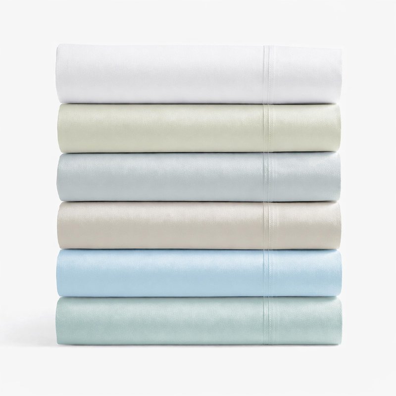 800 Thread Count Fresh Ivory King Size Sheets Set, Hotel Luxury Cotton Rich Sateen Bed Sheet, Ultra Soft King Easy Care Deep Pocket Sheets (1 Flat Sheet, 1 Fitted Sheet & 2 Pillowcases)