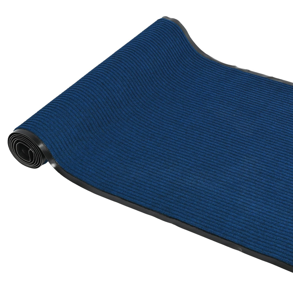 jxgzyy Commercial Entrance Mat Outdoor Door Mat Indoor Front Door Mat Hallway Runner Rug, 3'x10', Rubber Floor Mat Heavy Duty Floor Mat Carpet Runner Non Slip Outdoor Doormat, Blue